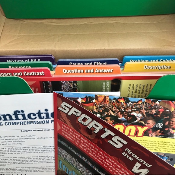 Lakeshore Nonfiction Reading Comprehension Folders Grades 5-6 NWOT - Picture 4 of 6